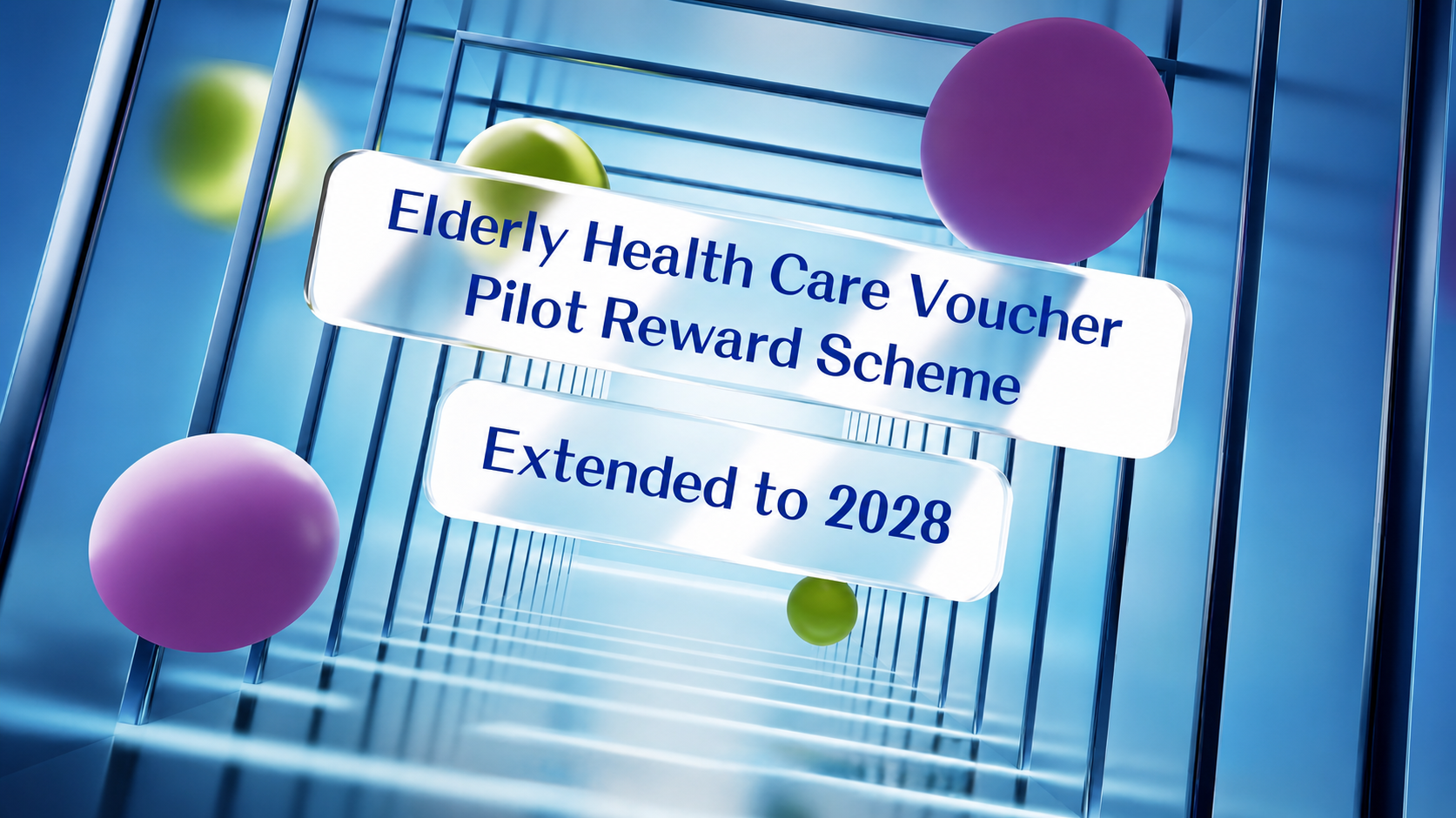 The Elderly Health Care Voucher Pilot Reward Scheme has been extended to end-2028